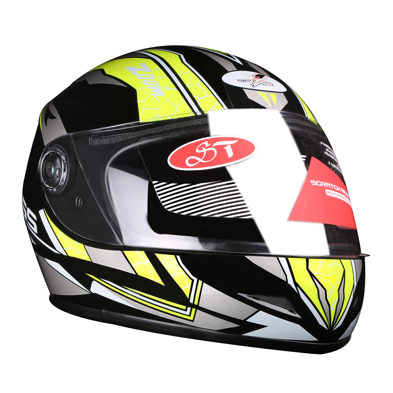 Street-Stalker Helmet with aggressive graphics