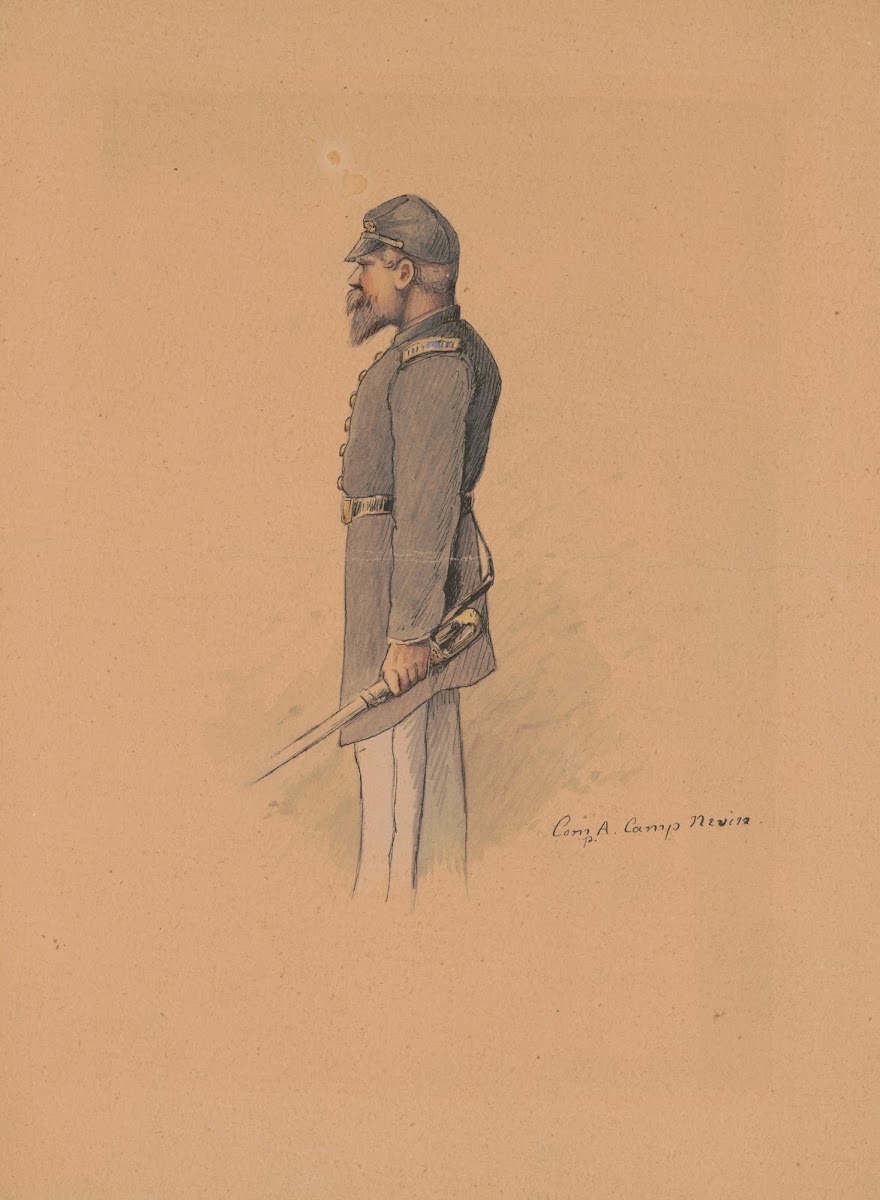 Captain Francis Erdelmeyer Company A 24th Illinois Camp Nevin Kentucky 1861