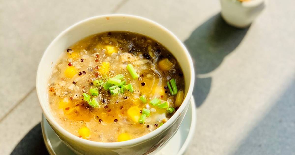Soup nghêu quinoa