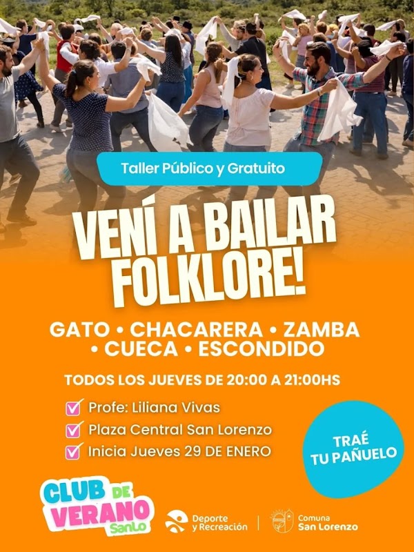 Vení a bailar Folklore!
