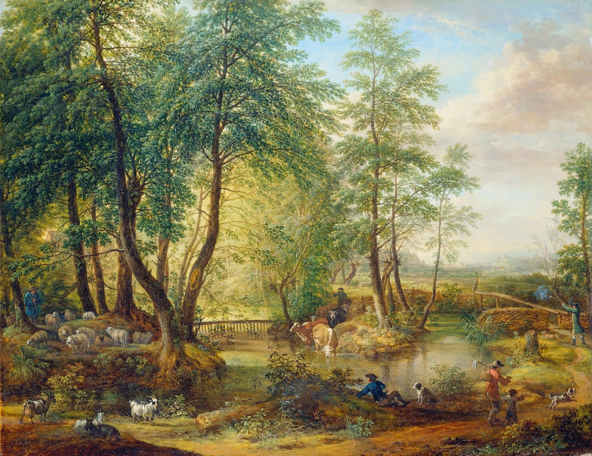 Flooded Woodlands near Oberrad ca 1760  1770