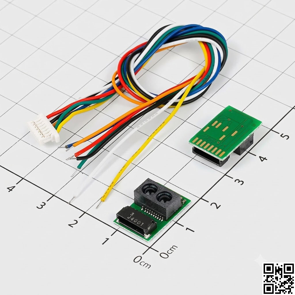 GP2Y0E03 Cảm Biến Khoảng Cách 4~50cm Ngõ Ra Analog Giao Tiếp I2C