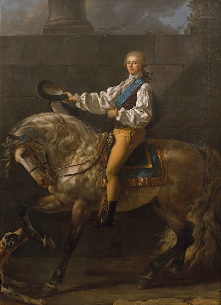 Equestrian portrait of Stanisław Kostka Potocki 1781