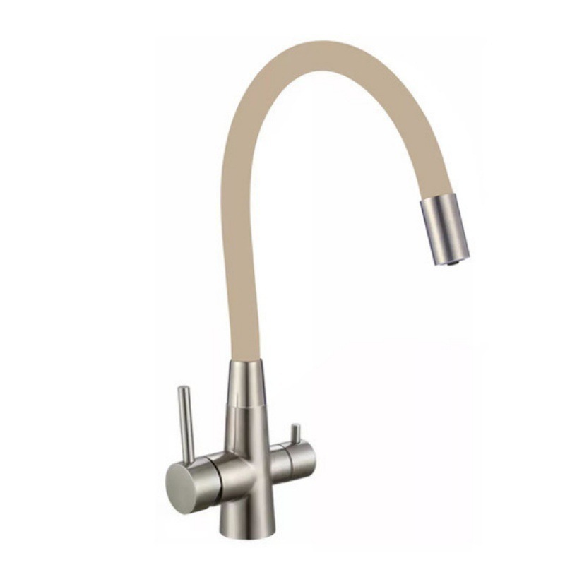 Stainless Steel Kitchen Faucet with Spray Function