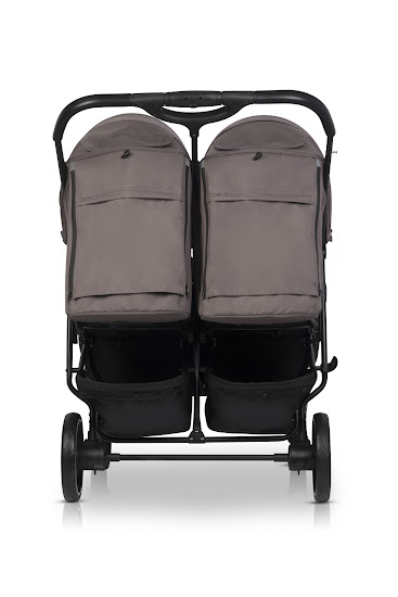 Stroller for twins Euro-Cart Doblo 2024 Taupe