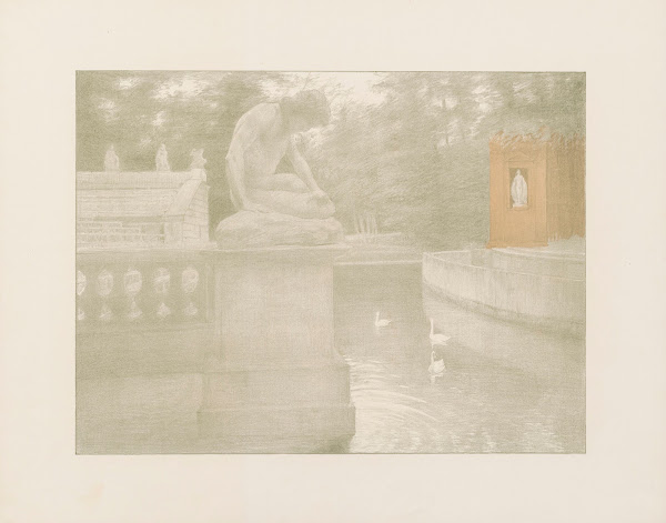 Theatre in Łazienki Park fragment 1906