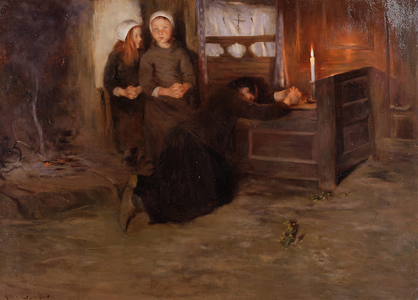 A Death Bed in Brittany