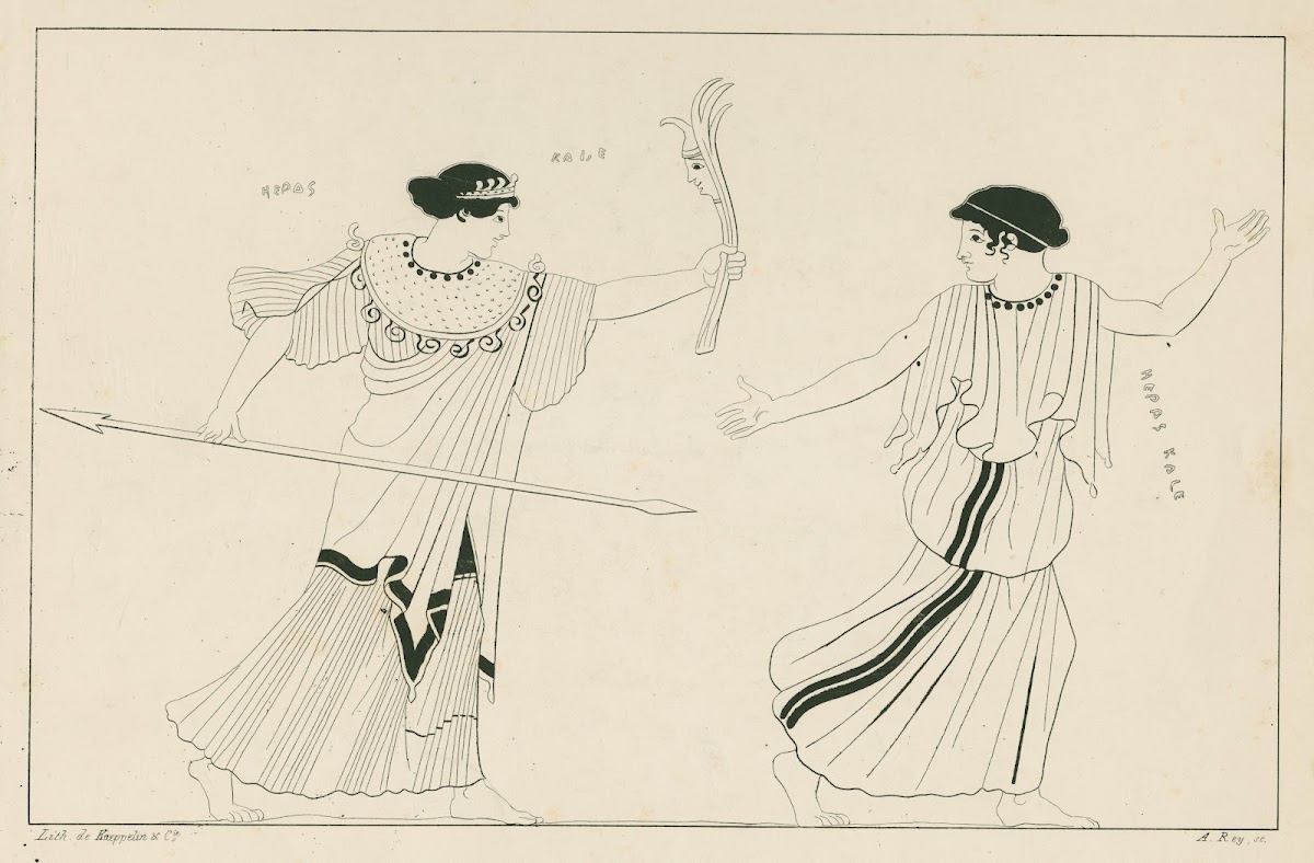 Minerva pursues a nymph 1844 1861