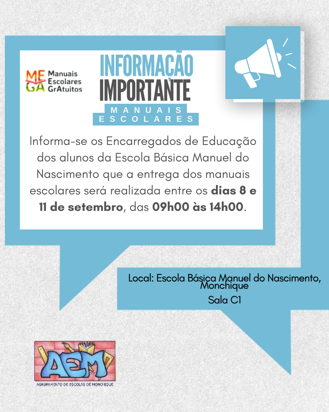 Entrega dos manuais escolares para o ano letivo de 2026-2027