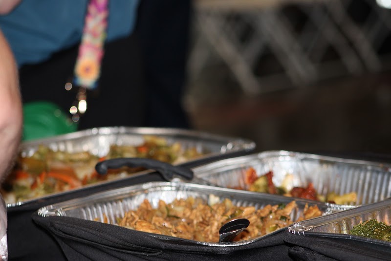 Catering trays ready for delivery