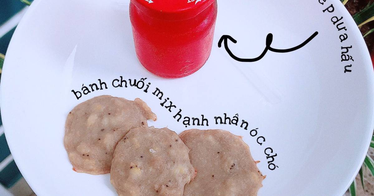 Bánh chuối nướng cho bé ăn xế
