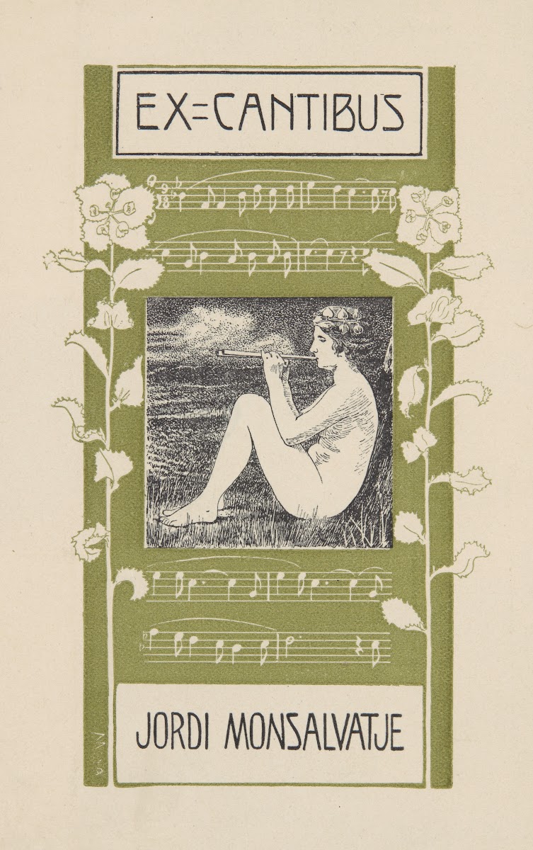 Ekslibris Jordi Monsalvatje I Fossas 1872 1922 1905