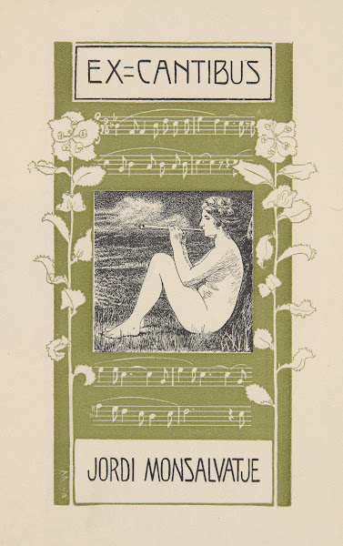 Ekslibris Jordi Monsalvatje I Fossas 1872 1922 1905