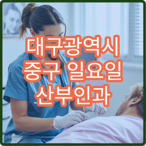 대구광역시 중구 일요일 산부인과 진료 병원｜주말 여성 질환·응급 진료 정보