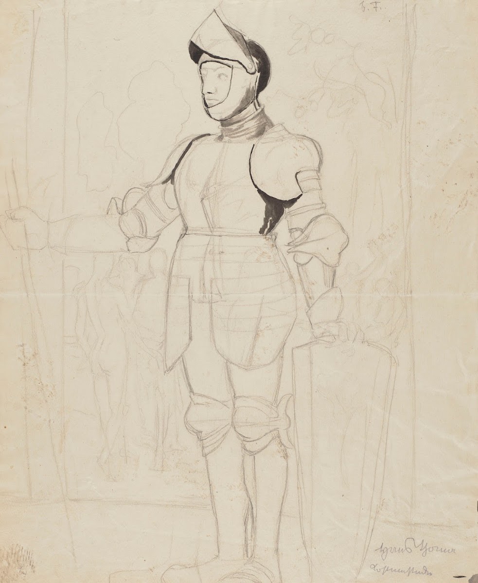 Project for a Composition Guardian in front of the Garden of Love 1890