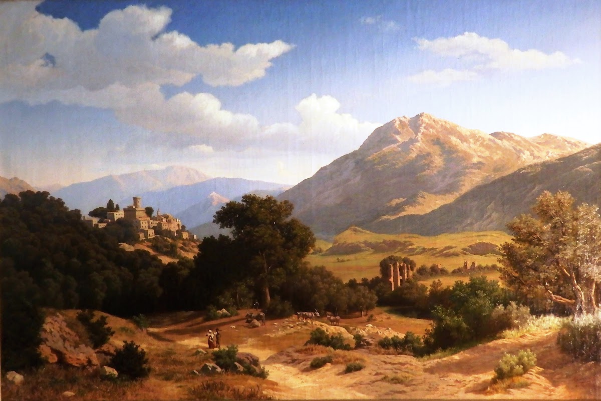 Landscape in the Sabine Mountains 1859