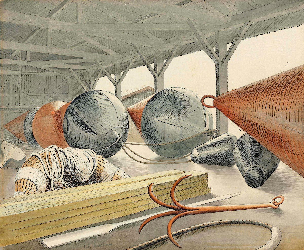 Buoys and Grappling Hook 1933
