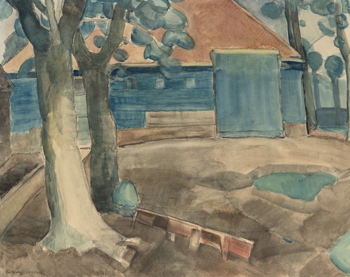 Noord Hollandse boerderij met erf circa 1920