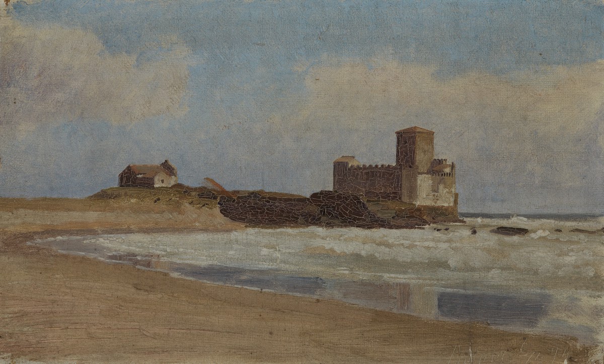 Meeresküste bei Palma auf Sizilien 1874