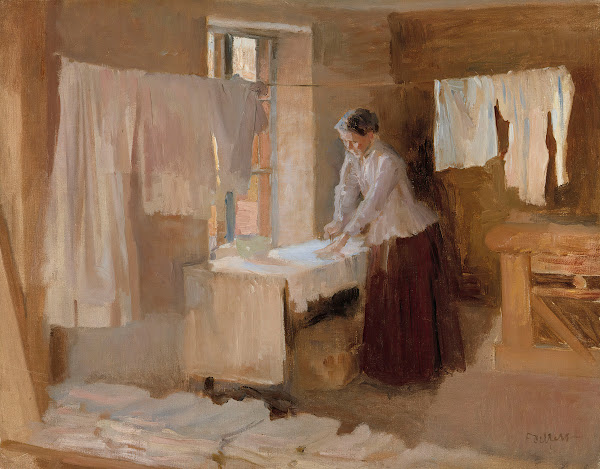 Woman Ironing Study for the Washerwomen 1888