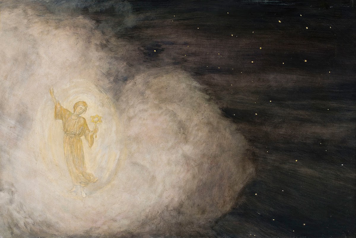 Angel with the star of Bethlehem 1850 1924