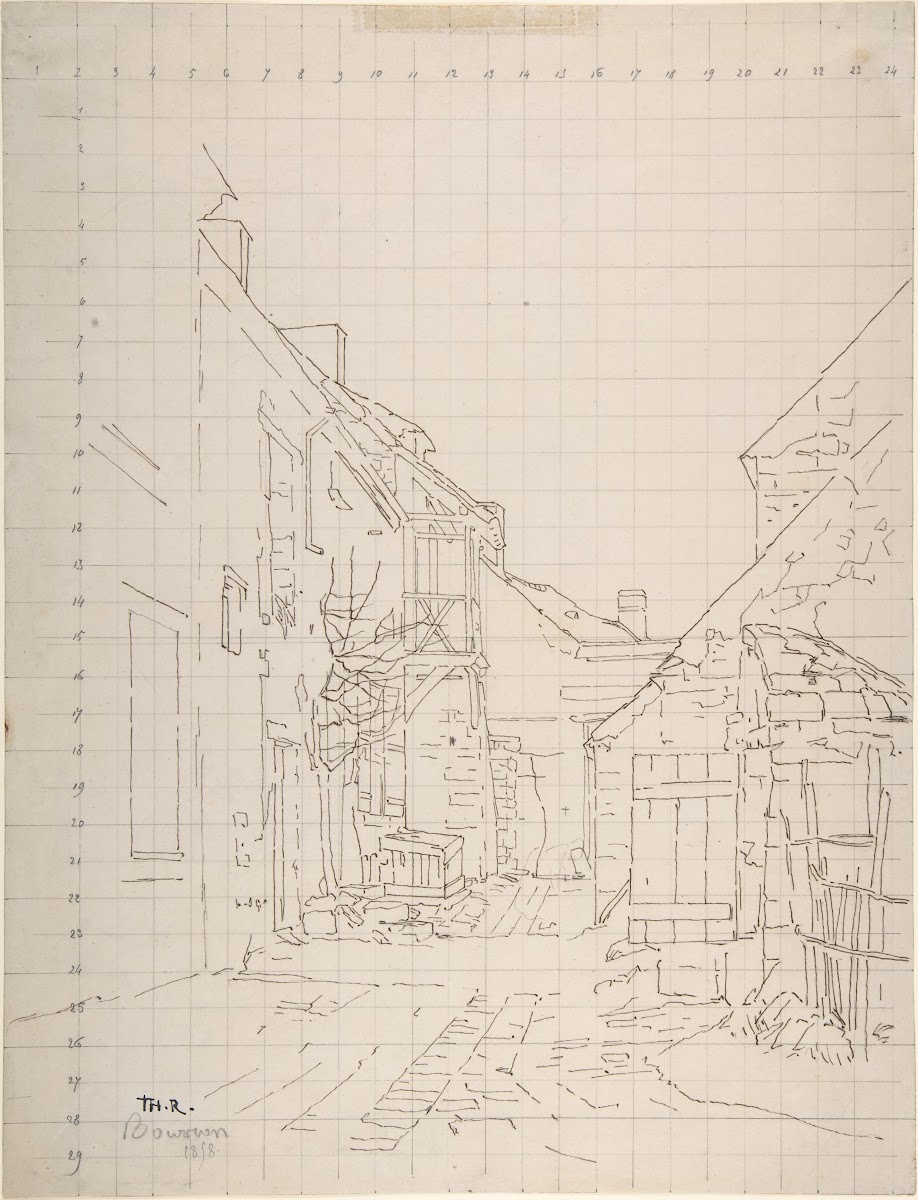 An Alleyway between Houses 1858