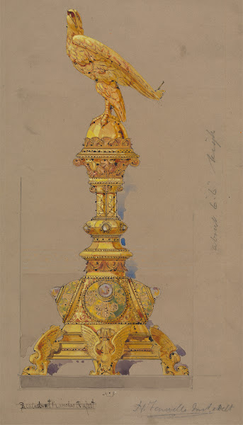 Design executed for Jones and Willis metal and wood workers and church furniture