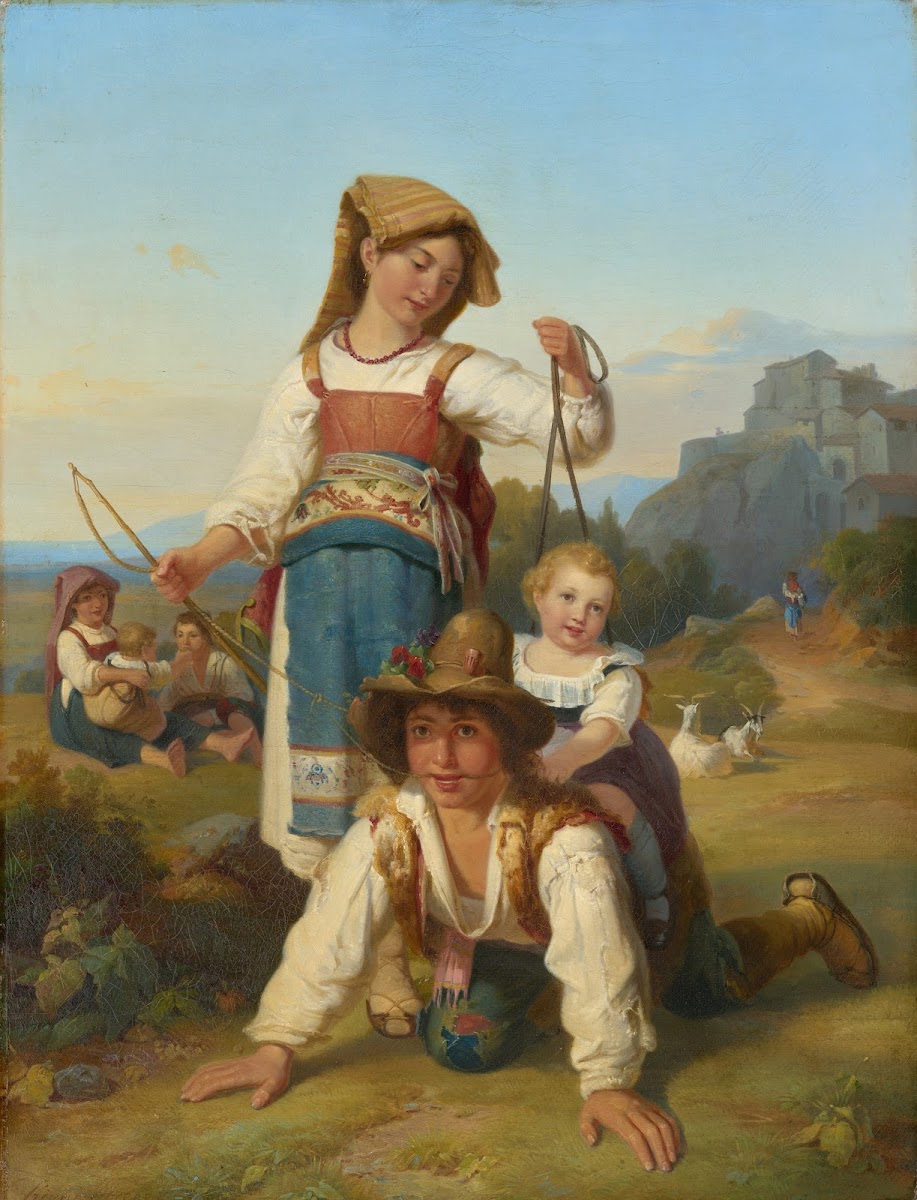 Children at play 1838