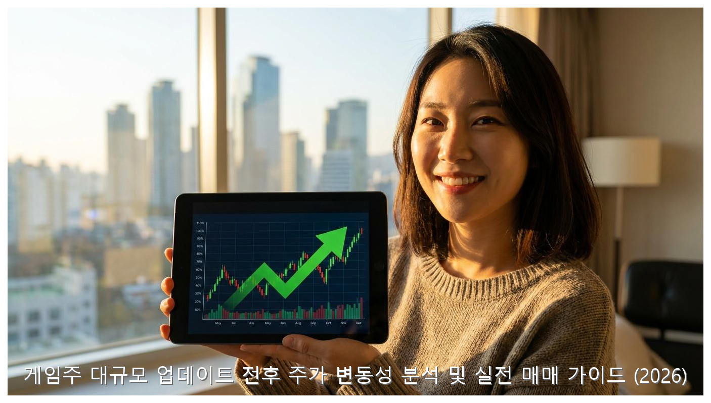 게임주 대규모 업데이트 전후 주가 변동성 분석 및 실전 매매 가이드 (2026) 핵심 안내 및 분석 인포그래픽 (8)