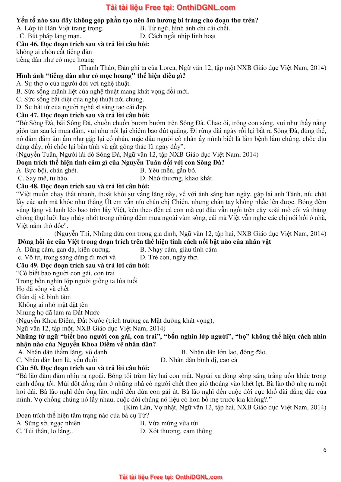 39 Đề ôn HSA - ĐỊnh tính