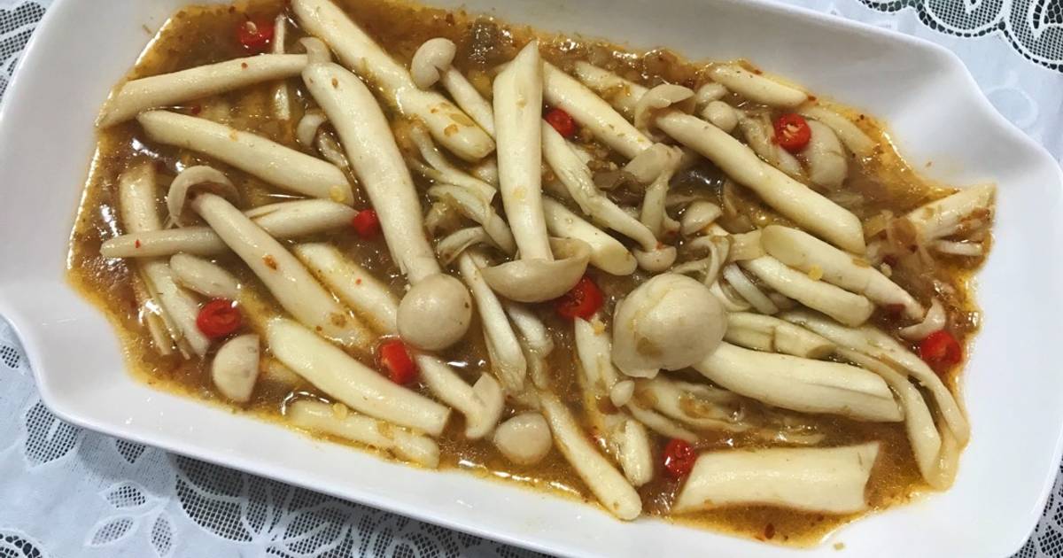 Nấm xào sả ớt (món chay)