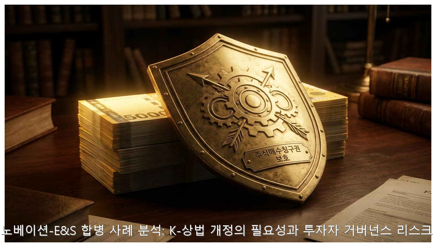 SK이노베이션-E&S 합병 사례 분석: K-상법 개정의 필요성과 투자자 거버넌스 리스크 관리 핵심 안내 및 분석 인포그래픽 (7)