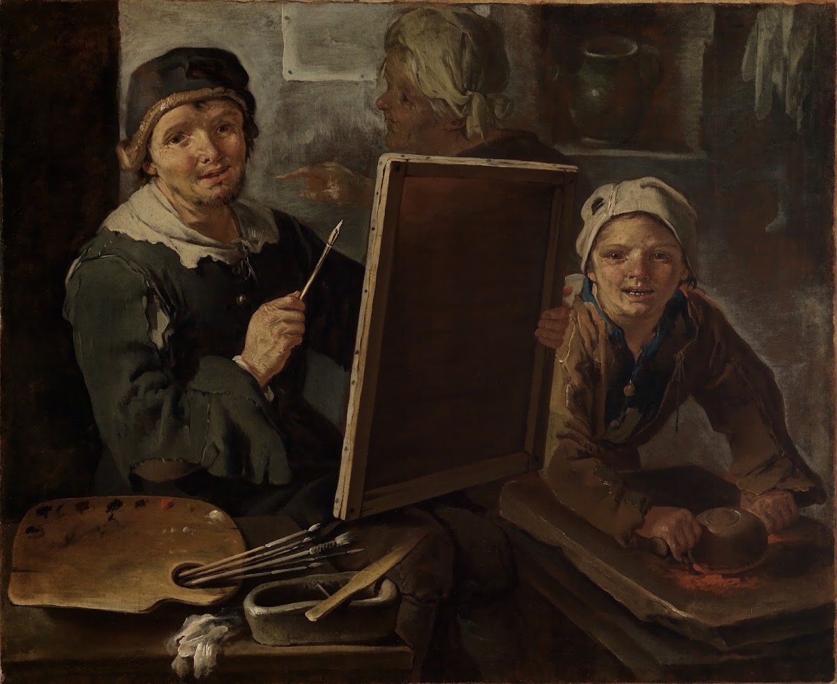 The painter in his workshop
