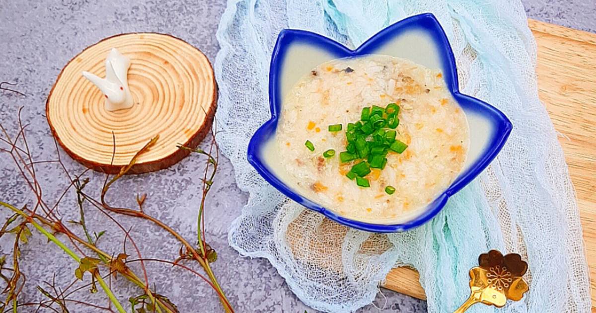 Cháo lươn đậu xanh cà rốt