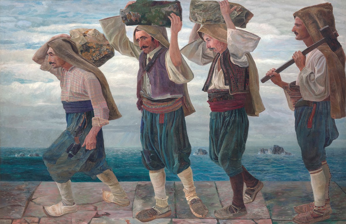 Die Steinträger von Ragusa 1898