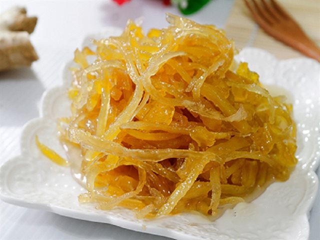 Mứt Gừng Thơm Dẻo Ngọt