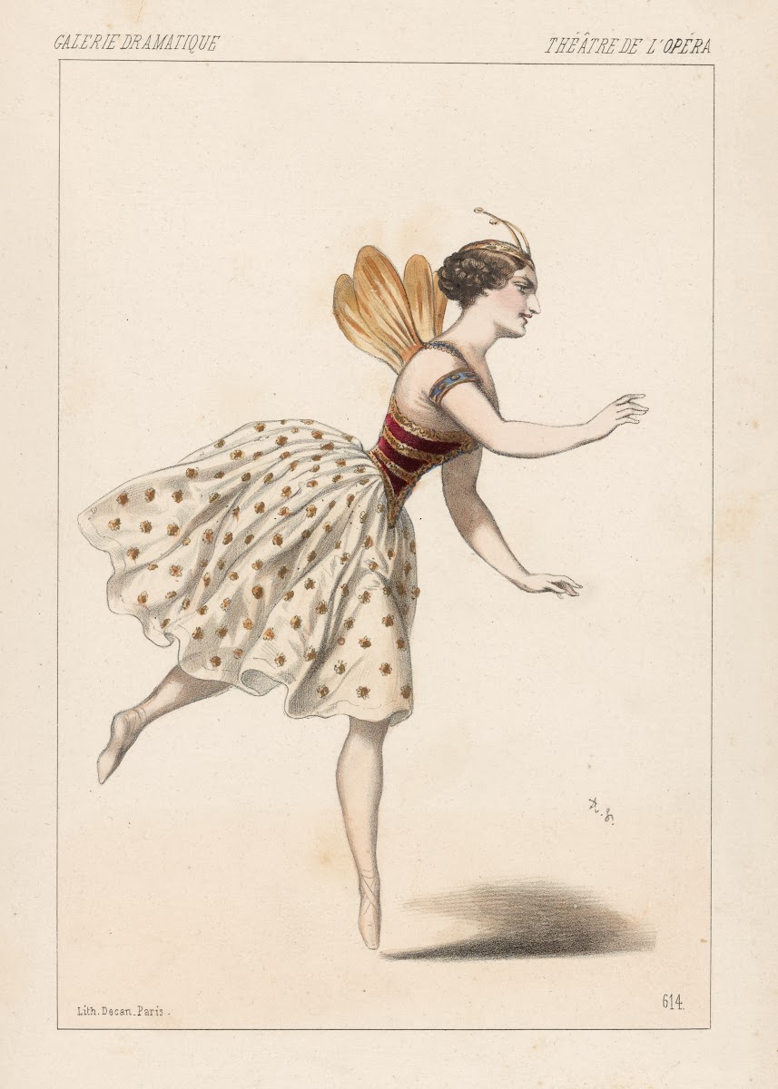 Melle Taglioni rôle de la Reine des Abeilles dans Le Juif errant 1852