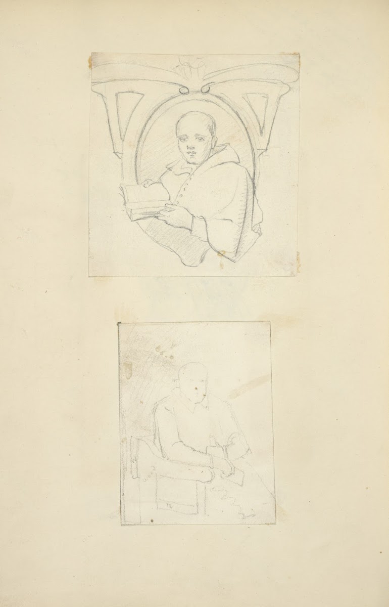 Two portraits of clergymen 1840