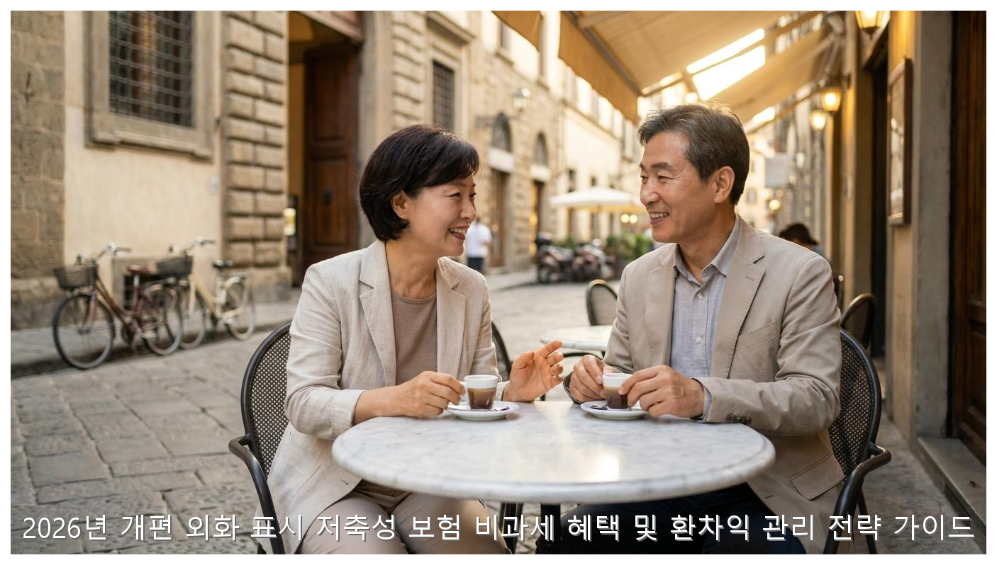 2026년 개편 외화 표시 저축성 보험 비과세 혜택 및 환차익 관리 전략 가이드 핵심 안내 및 분석 인포그래픽 (6)