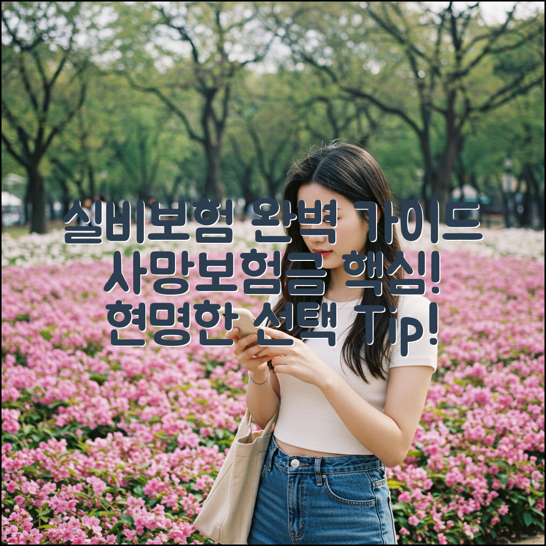 실비보험 사망보험금 제대로 알고 현명하게 선택하기