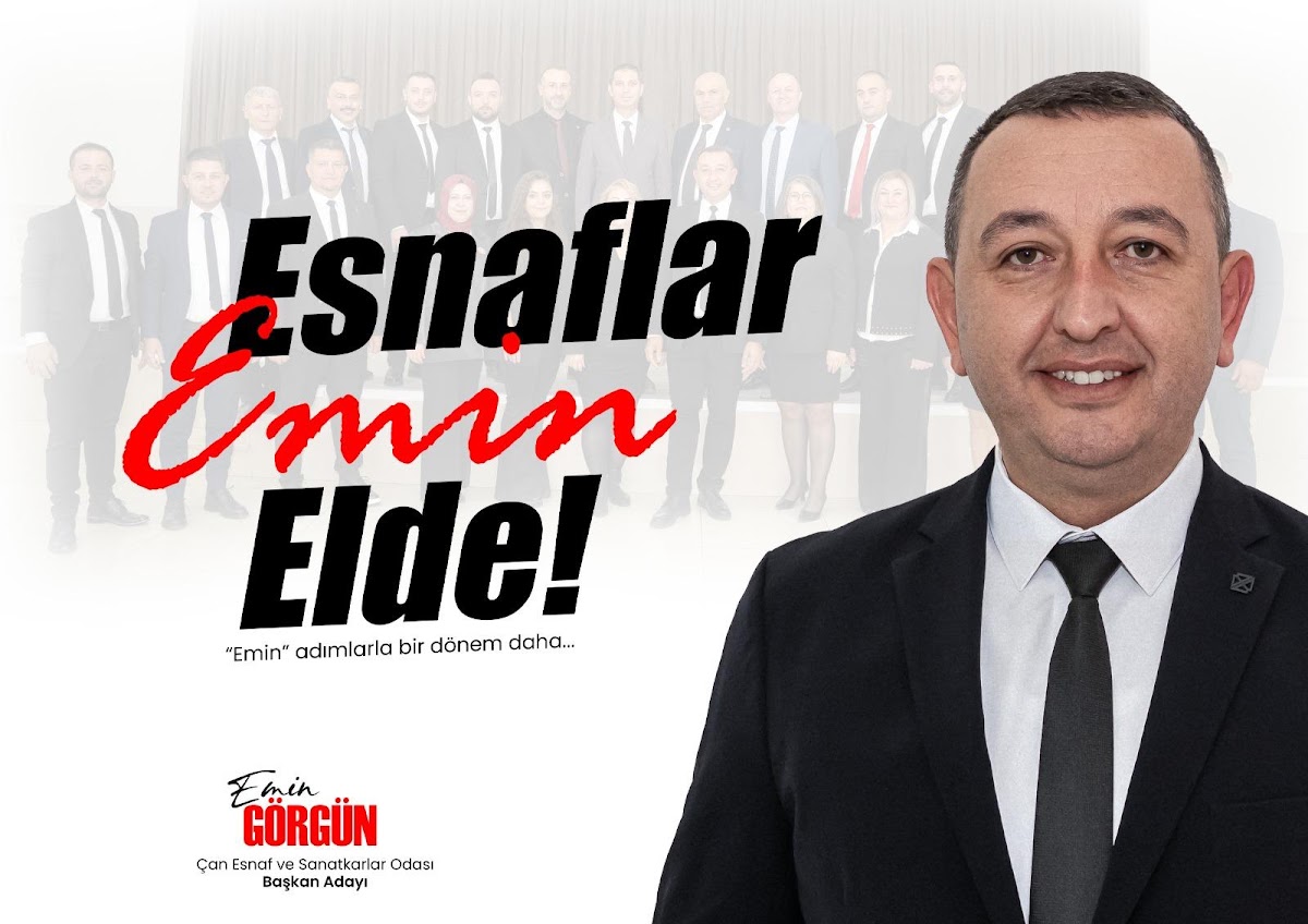 Emin Görgün - Çan Esnaf ve Sanatkarlar  Odası Seçim Süreci