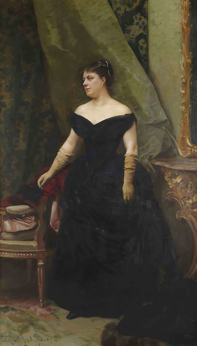 Portrait de madame Isaac Hirsch Kann née Koenigswarter 1885