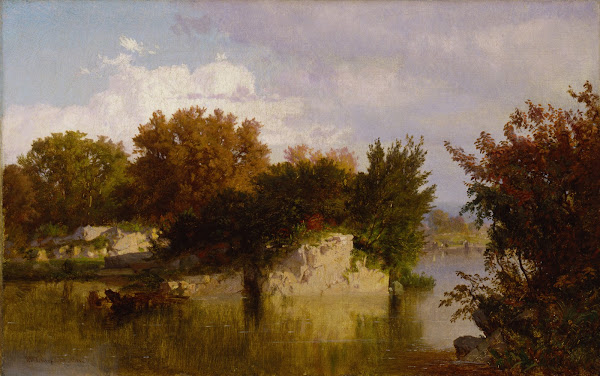 Trees along Stream in Fall 1861
