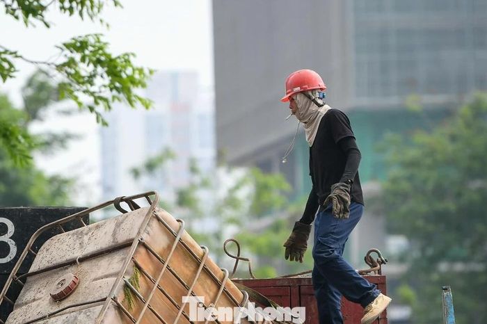 Cận cảnh tiến độ thi công dự án chống ngập ở phía Tây Hà Nội - Báo Tiền Phong