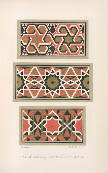 Mosaik Verzierungen aus dem Dom zu Monreale 4 1842