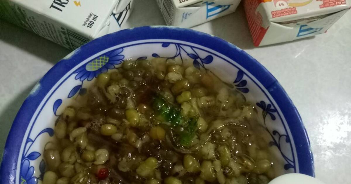 Chè đậu xanh +bột báng