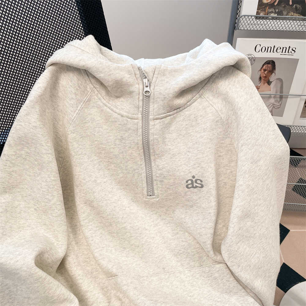 Vintage Half-Zip Hoodie