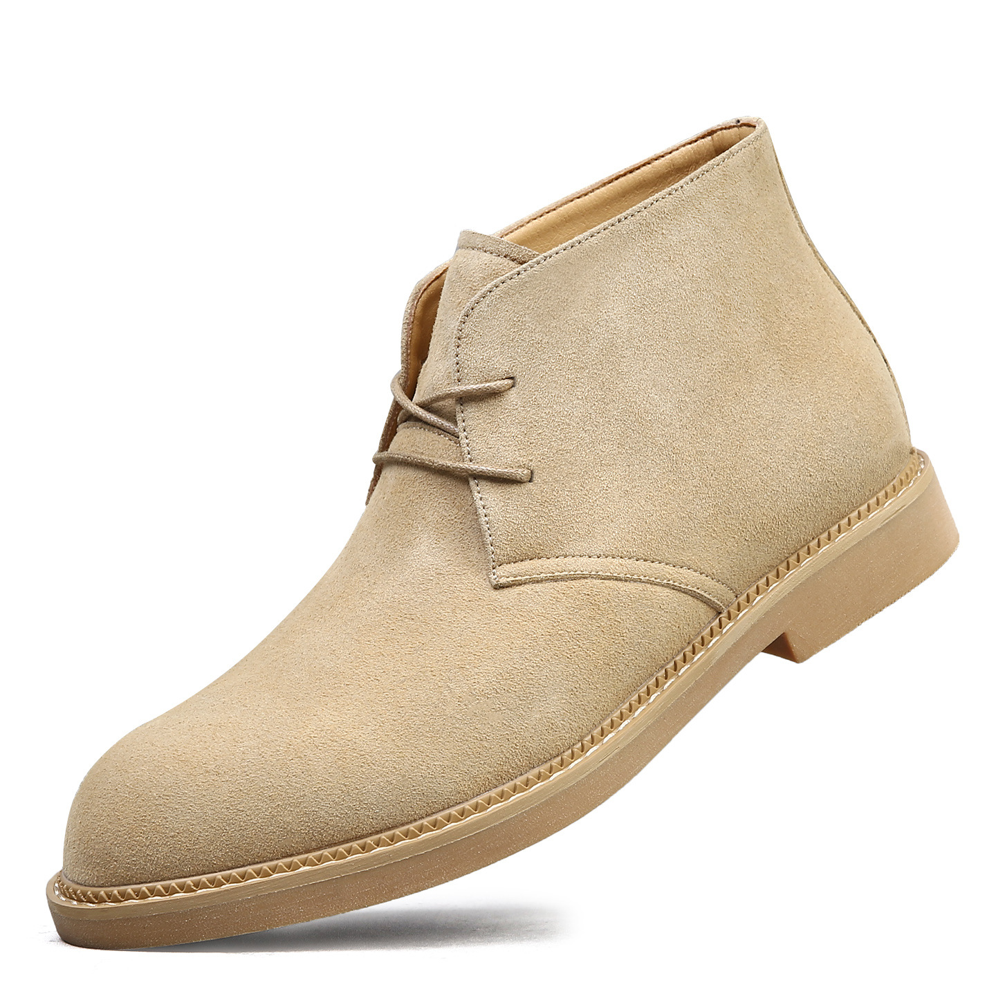 Herren-Wüstenstiefel, Wildleder-Optik, hohe Passform