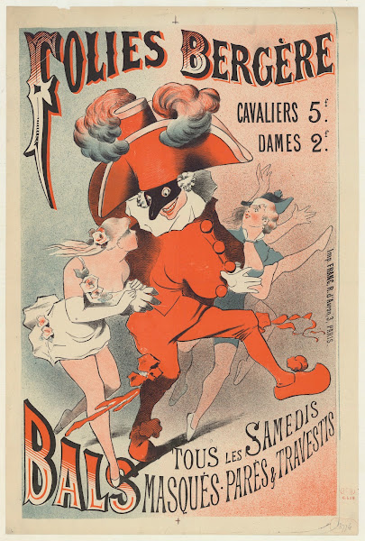Folies Bergère tous les samedis bals masqués parés et travestis 1881
