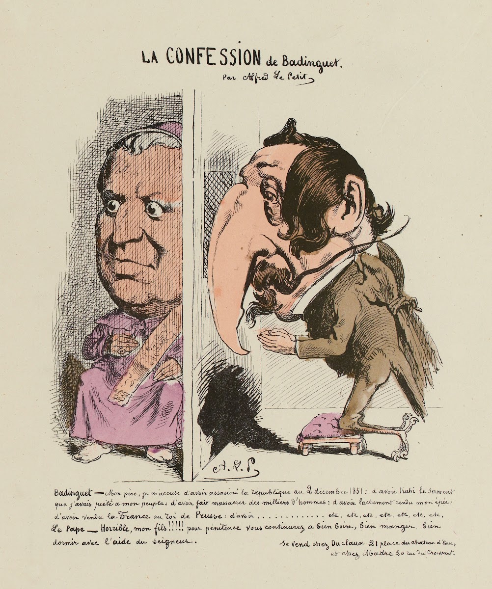 La confession de Badinguet 1870